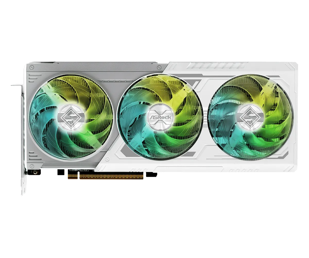 Card màn hình ASROCK AMD Radeon RX 9070 XT Steel Legend 16GB